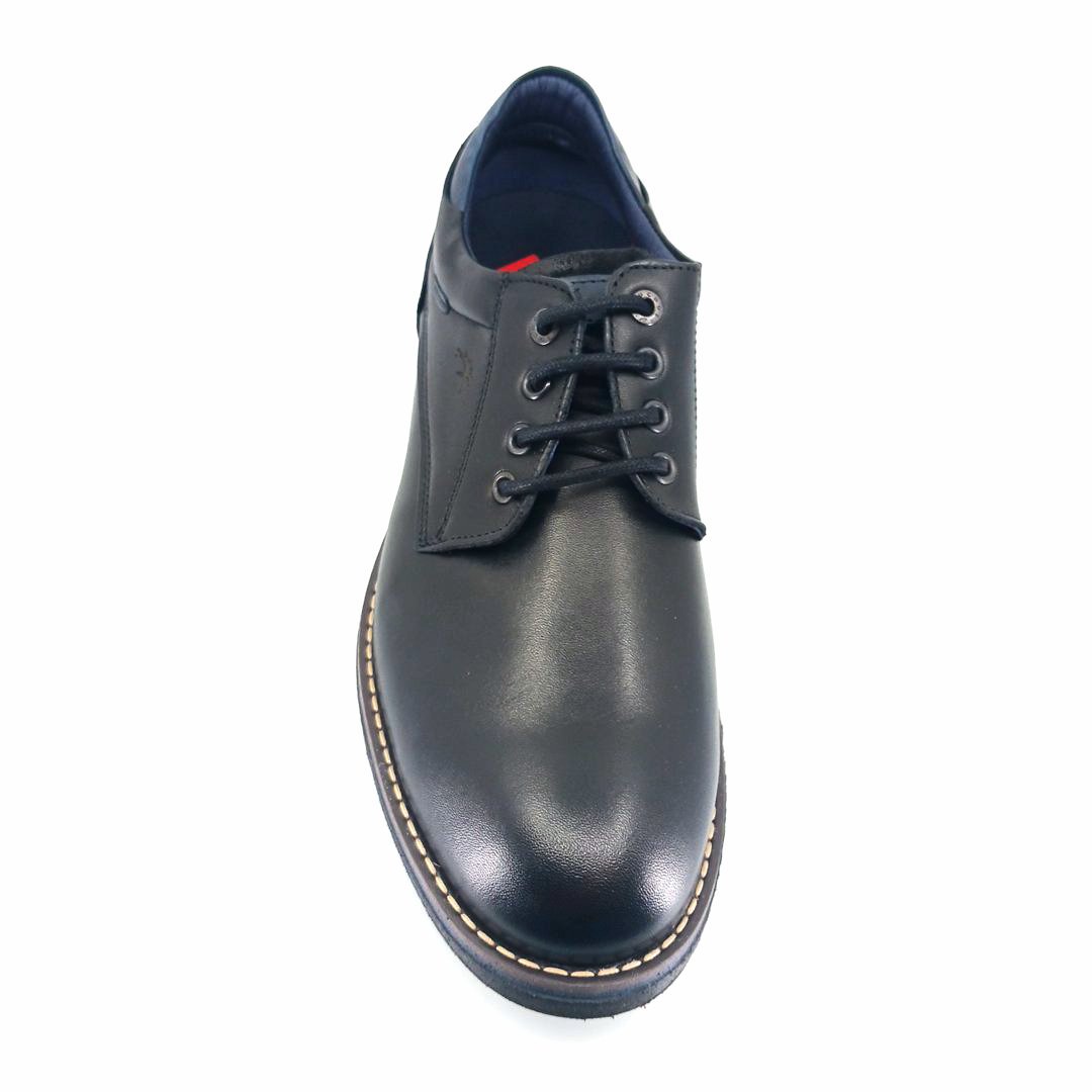 Fluchos TERRY F1340 (μαύρο δέρμα) ανδρικά derby