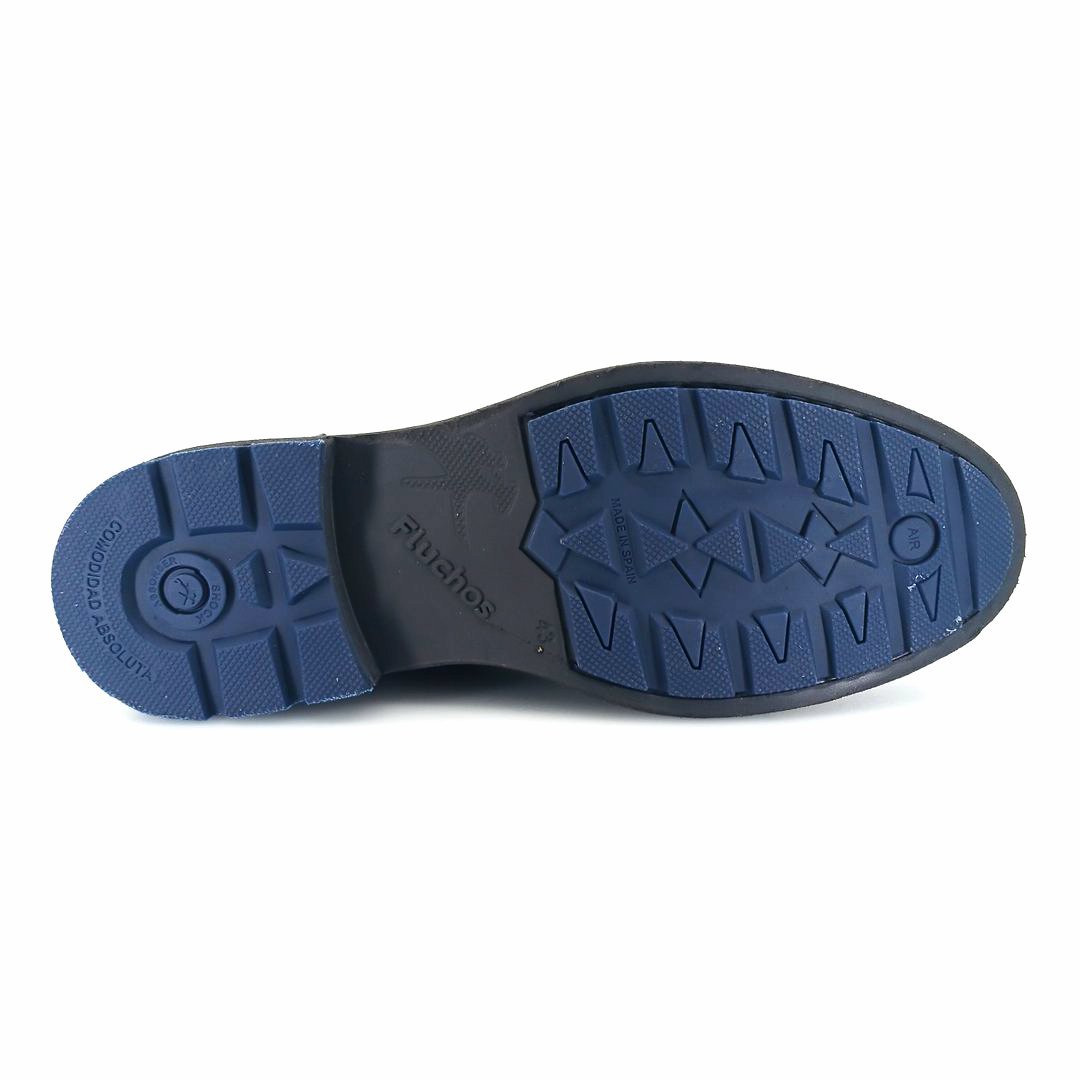 Fluchos TERRY F1340 (μαύρο δέρμα) ανδρικά derby