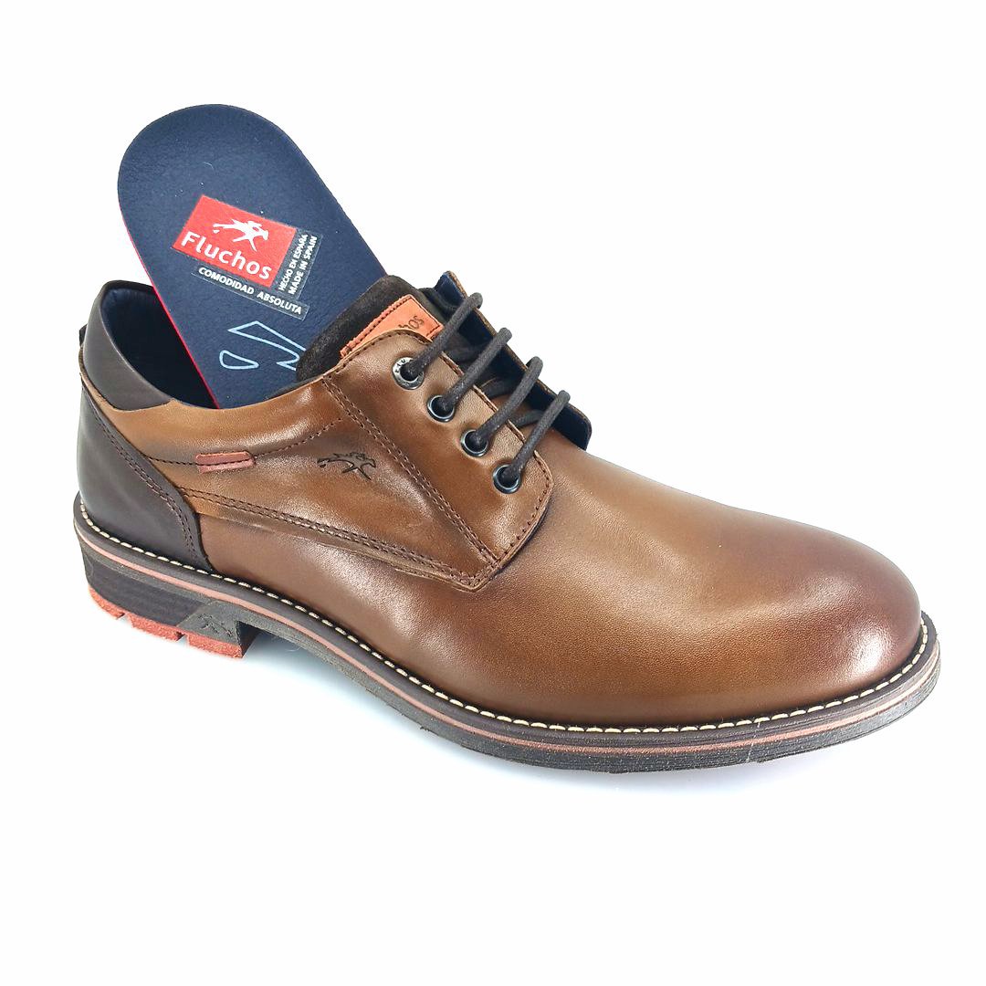 Fluchos TERRY F1340 (camel-ταμπα δέρμα) ανδρικά derby