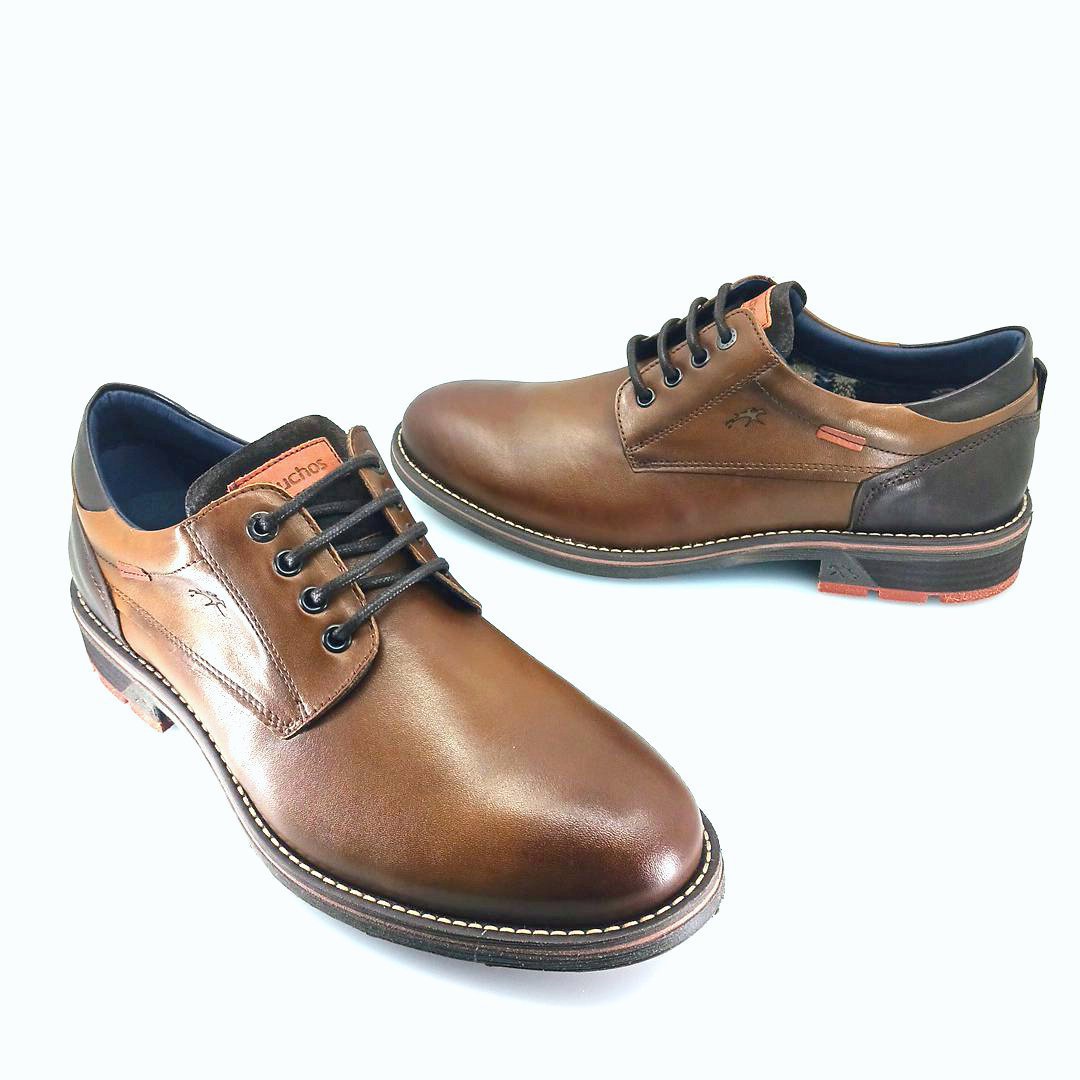 Fluchos TERRY F1340 (camel-ταμπα δέρμα) ανδρικά derby