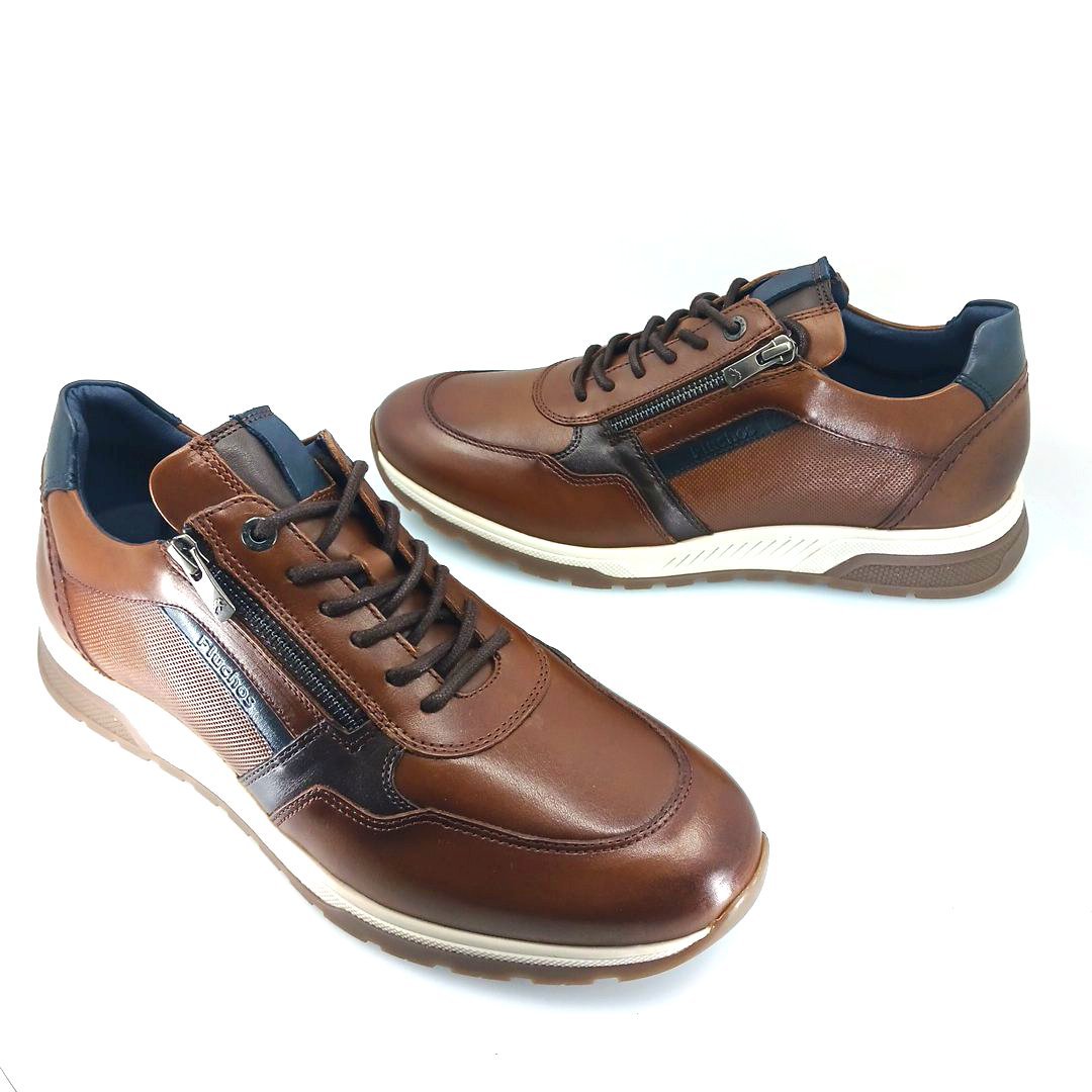 Fluchos LOUIS F1600 (camel-ταμπα δέρμα) ανδρικά sneakers