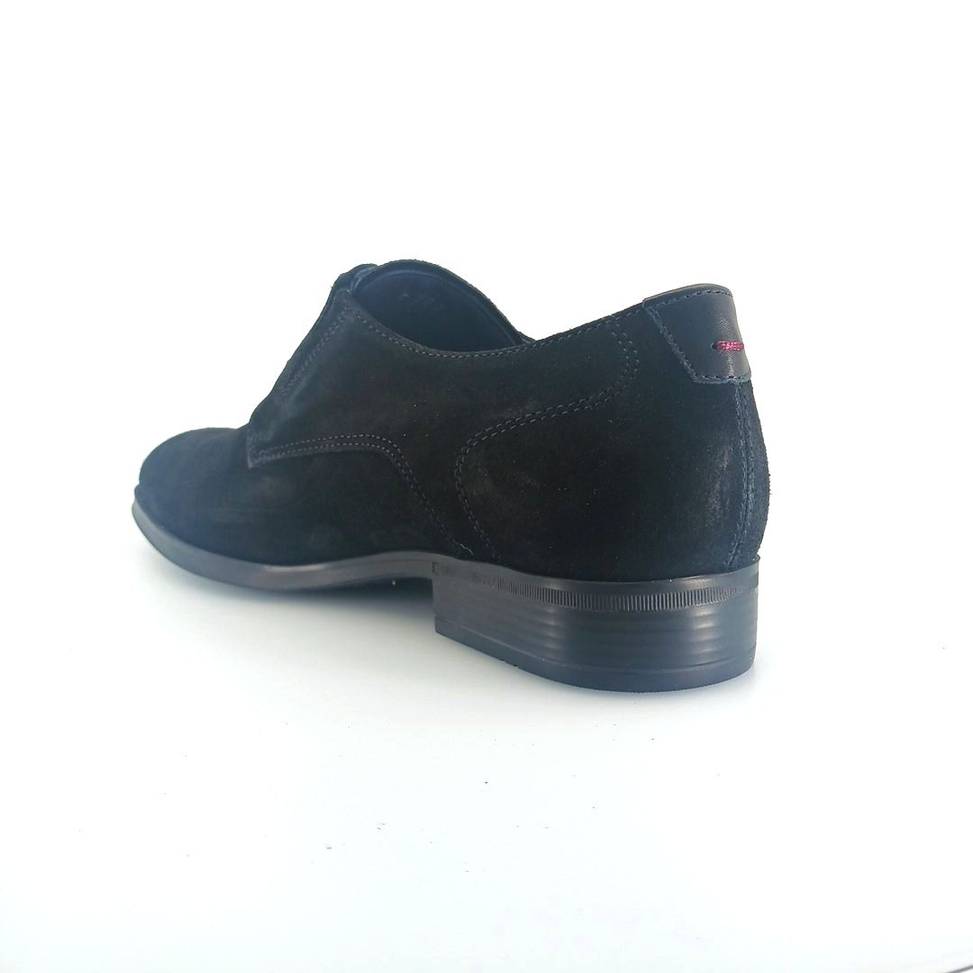 Fluchos ASGARD F1887 (μαύρο suede δέρμα) ανδρικά δετά