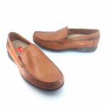 Fluchos ORION 8682 (ταμπά δέρμα) ανδρικά slip-on μοκασίνια