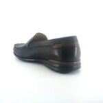 Fluchos ORION 8682 (μαύρο δέρμα) ανδρικά slip-on μοκασίνια