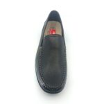Fluchos ORION 8682 (μαύρο δέρμα) ανδρικά slip-on μοκασίνια
