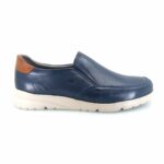 Fluchos DARYL F1458, 504979 (μπλε δέρμα) ανδρικά slip-on
