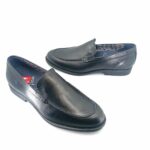 Fluchos 502080 HENRI F0823 (μαύρο δέρμα) ανδρικά loafers