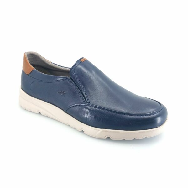 Fluchos DARYL F1458, 504979 (μπλε δέρμα) ανδρικά slip-on