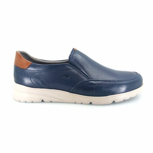 Fluchos DARYL F1458, 504979 (μπλε δέρμα) ανδρικά slip-on