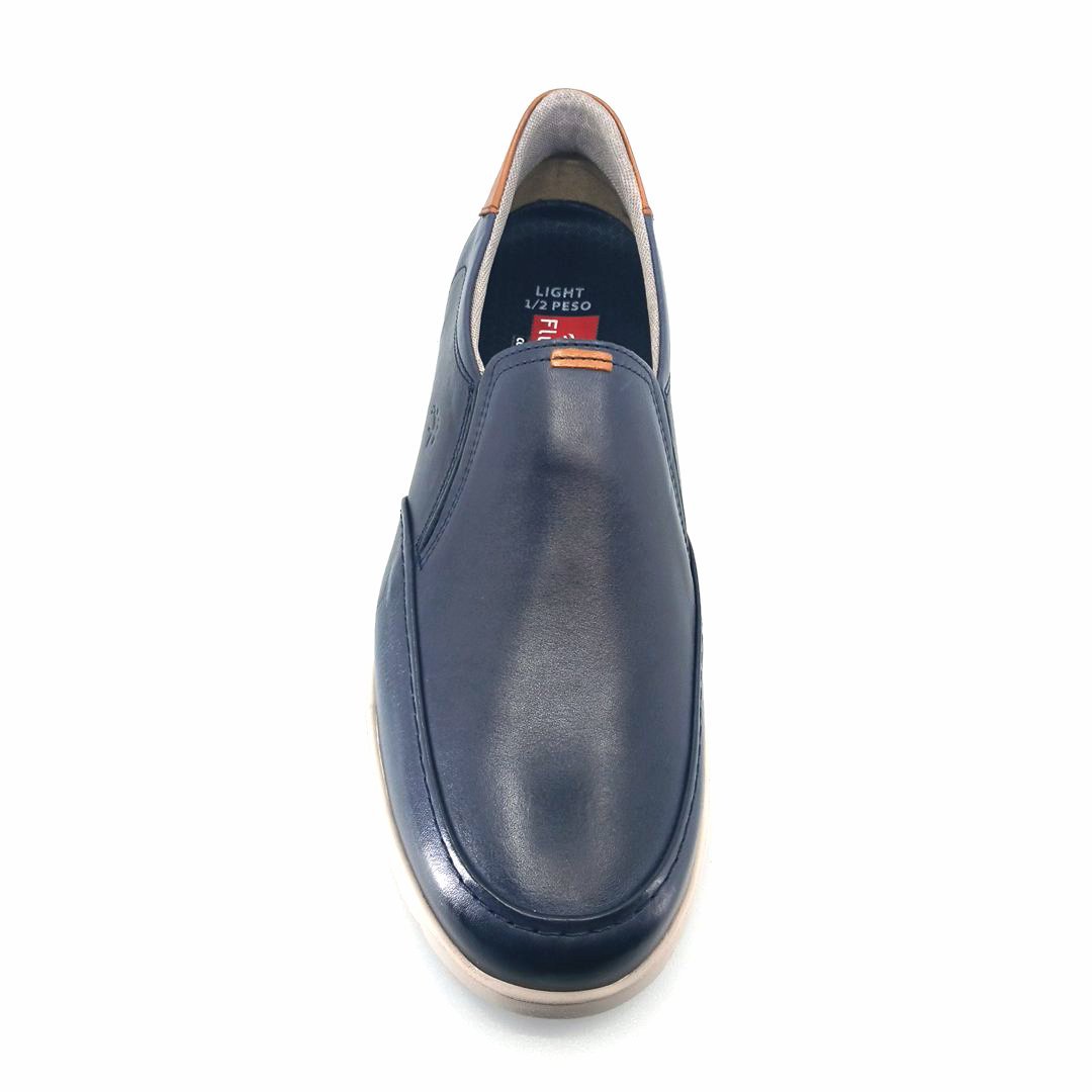 Fluchos DARYL F1458, 504979 (μπλε δέρμα) ανδρικά slip-on