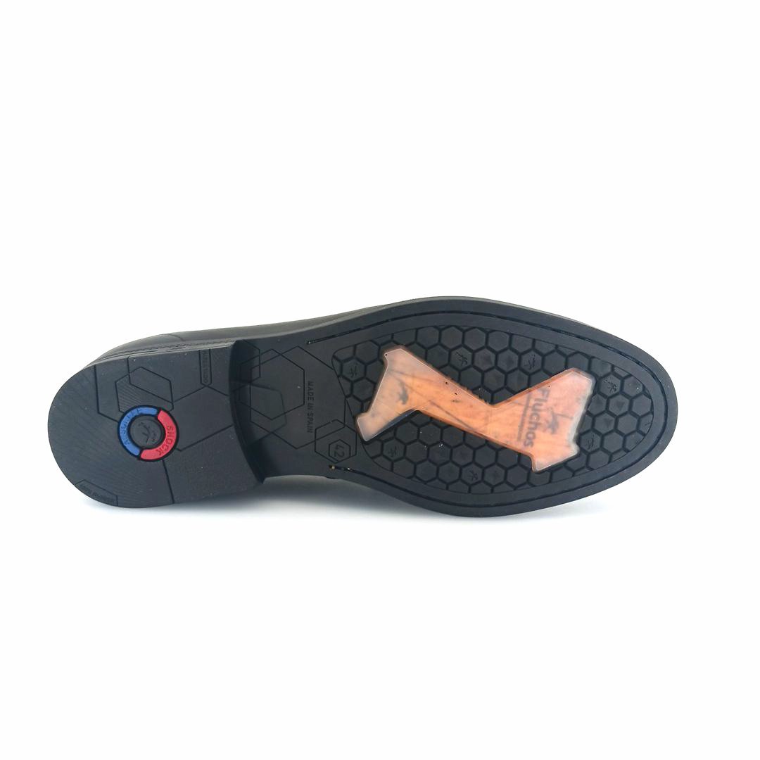 Fluchos 502080 HENRI F0823 (μαύρο δέρμα) ανδρικά loafers