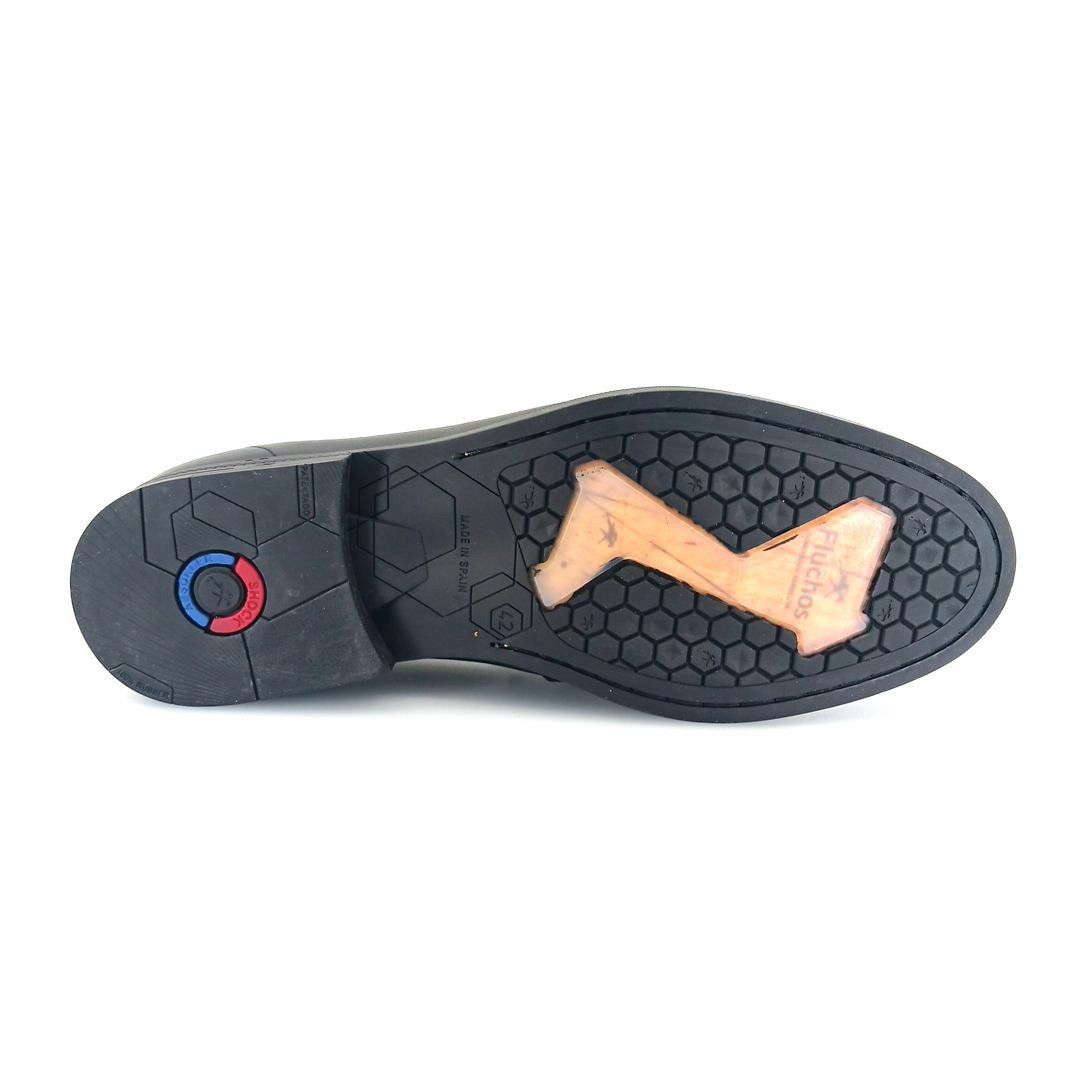 Fluchos 500075 HENRI F0824 (μαύρο δέρμα) ανδρικά loafers