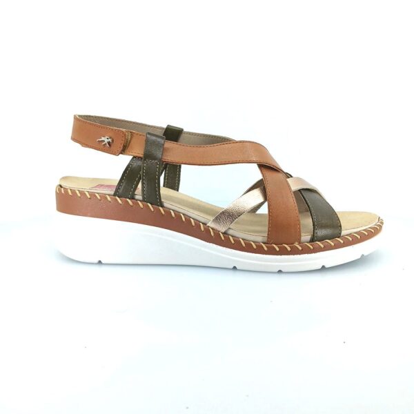 Fluchos Leza F2135 Habana Dore 505276 (ταμπά-λαδί) γυναικεία πέδιλα