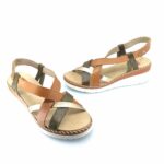 Fluchos Leza F2135 Habana Dore 505276 (ταμπά-λαδί) γυναικεία πέδιλα