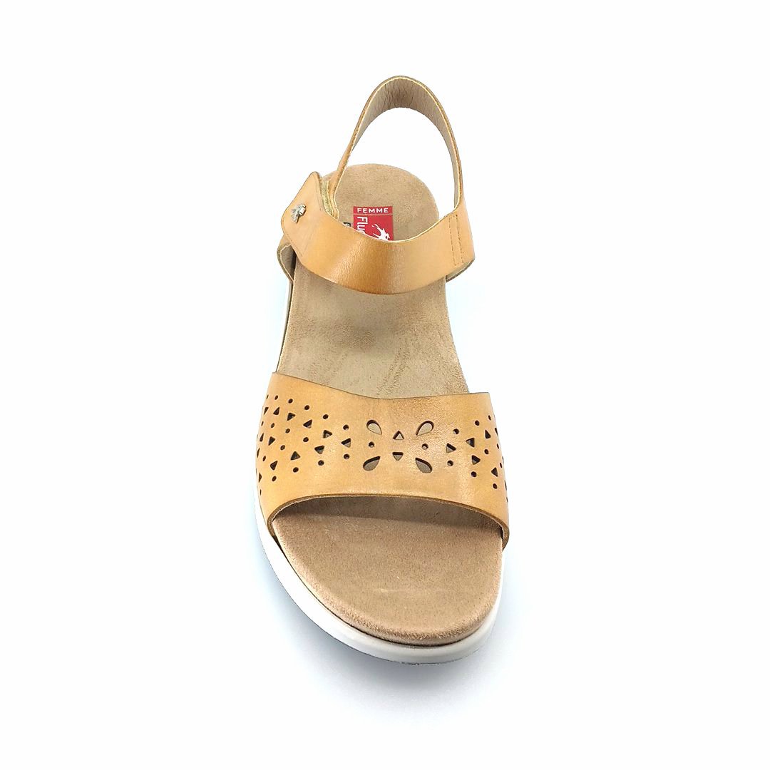 Fluchos Yagon F2425 Alpha Camel 506472 (ταμπά δέρμα) γυναικεία πέδιλα