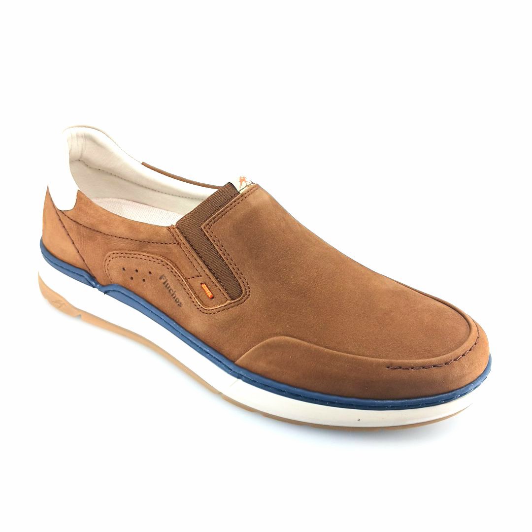fluchos-505308-f2213-tan-01 Fluchos JEFF F2213, 505308 (ταμπά δέρμα) ανδρικά slip-on