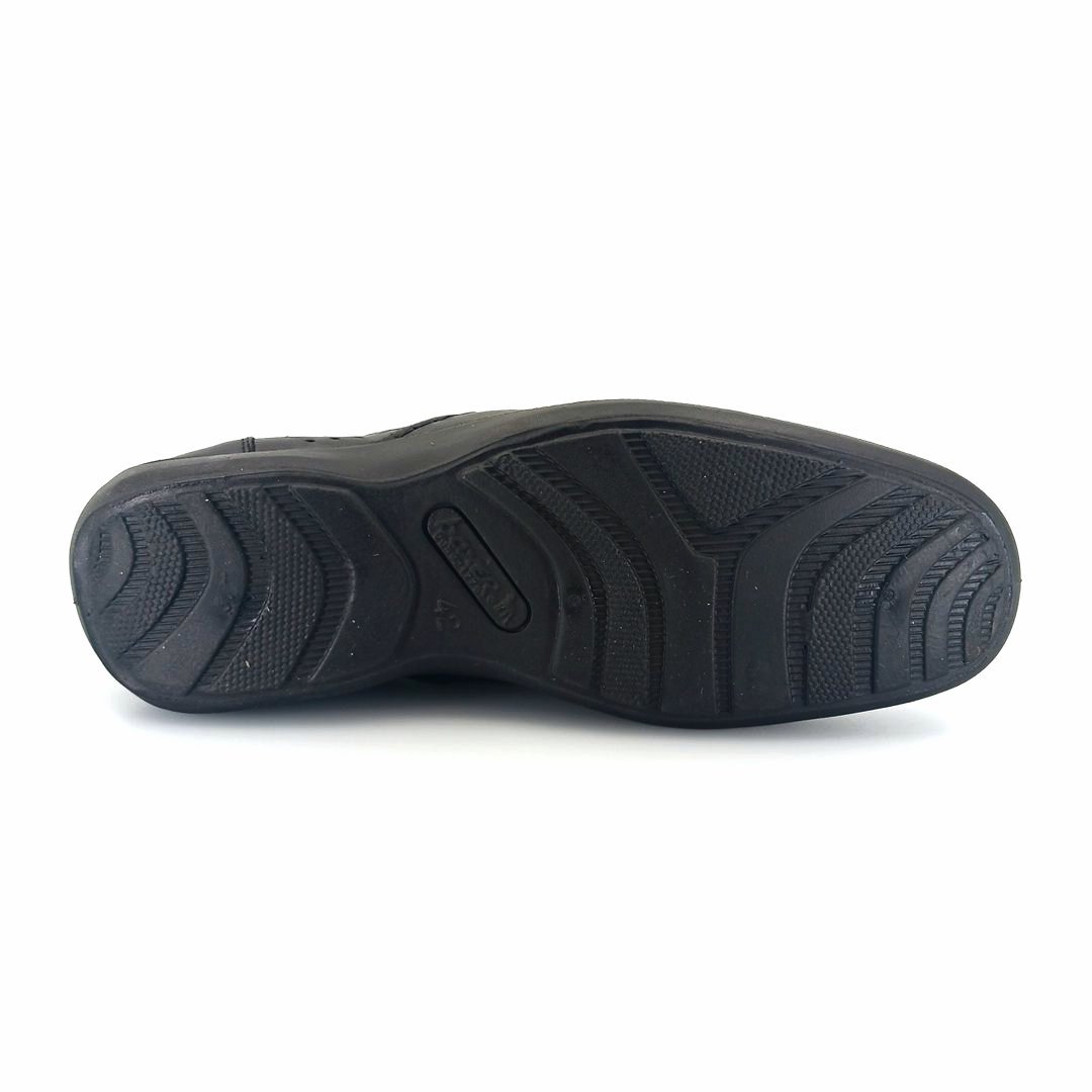 Boxer 15373 (μαύρο δέρμα) ανδρικά δετά