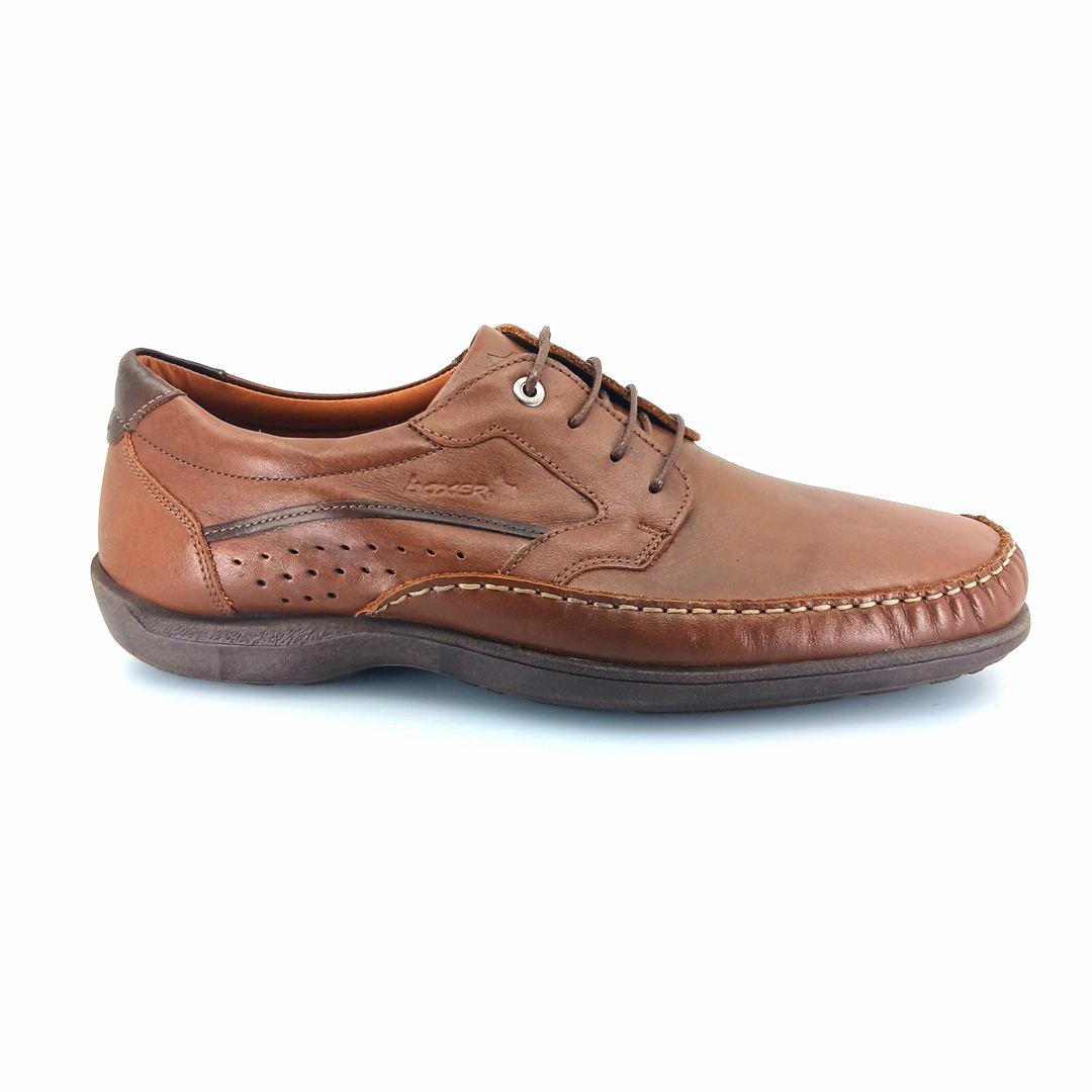 Boxer 15373 (ταμπά δέρμα) ανδρικά δετά