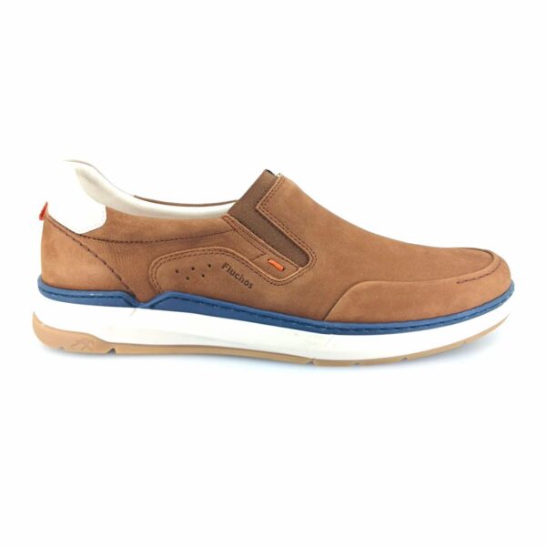 Fluchos JEFF F2213, 505308 (ταμπά δέρμα) ανδρικά slip-on