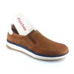 Fluchos JEFF F2213, 505308 (ταμπά δέρμα) ανδρικά slip-on