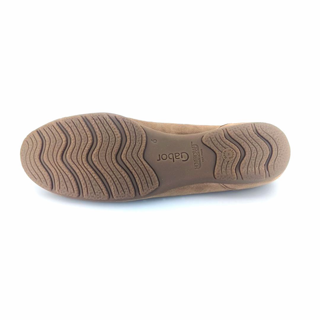 Gabor 169.18 μπαλαρίνες (καφέ δέρμα suede)