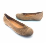 Gabor 169.18 μπαλαρίνες (καφέ δέρμα suede)