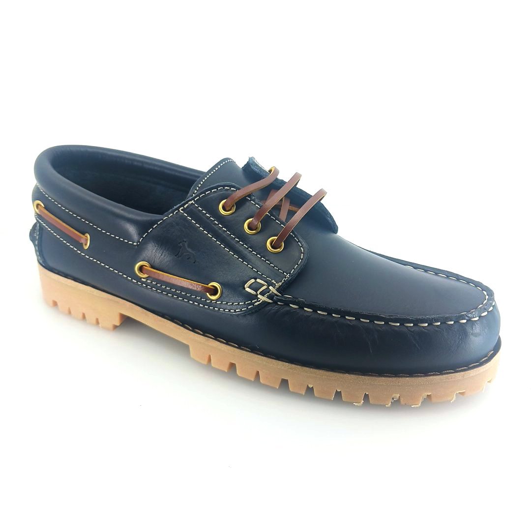 boxer-19498-blue-1 Boxer 192-2 (μπλε) ανδρικά boat shoes