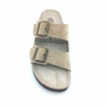 Genuins 106561 (taupe δέρμα) γυναικεία πέδιλα
