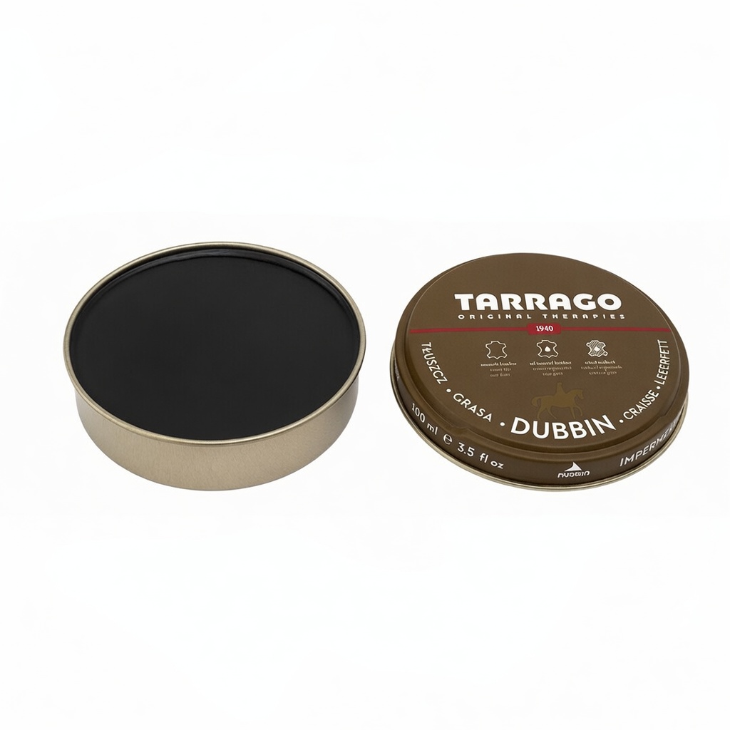 tarrago-dubbin-black-100ml-2 Tarrago Dubbin 100 ml (μαύρο) λίπος προστασίας και θρέψης δερμάτων