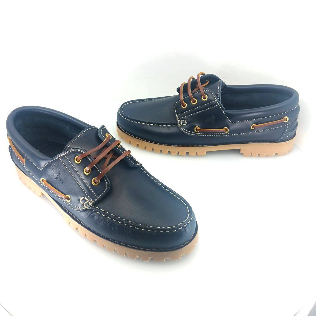 Boxer 192-2 (μπλε) ανδρικά boat shoes