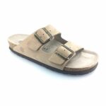 Genuins 106561 (taupe δέρμα) γυναικεία πέδιλα