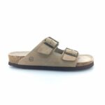 Genuins 106561 (taupe δέρμα) γυναικεία πέδιλα