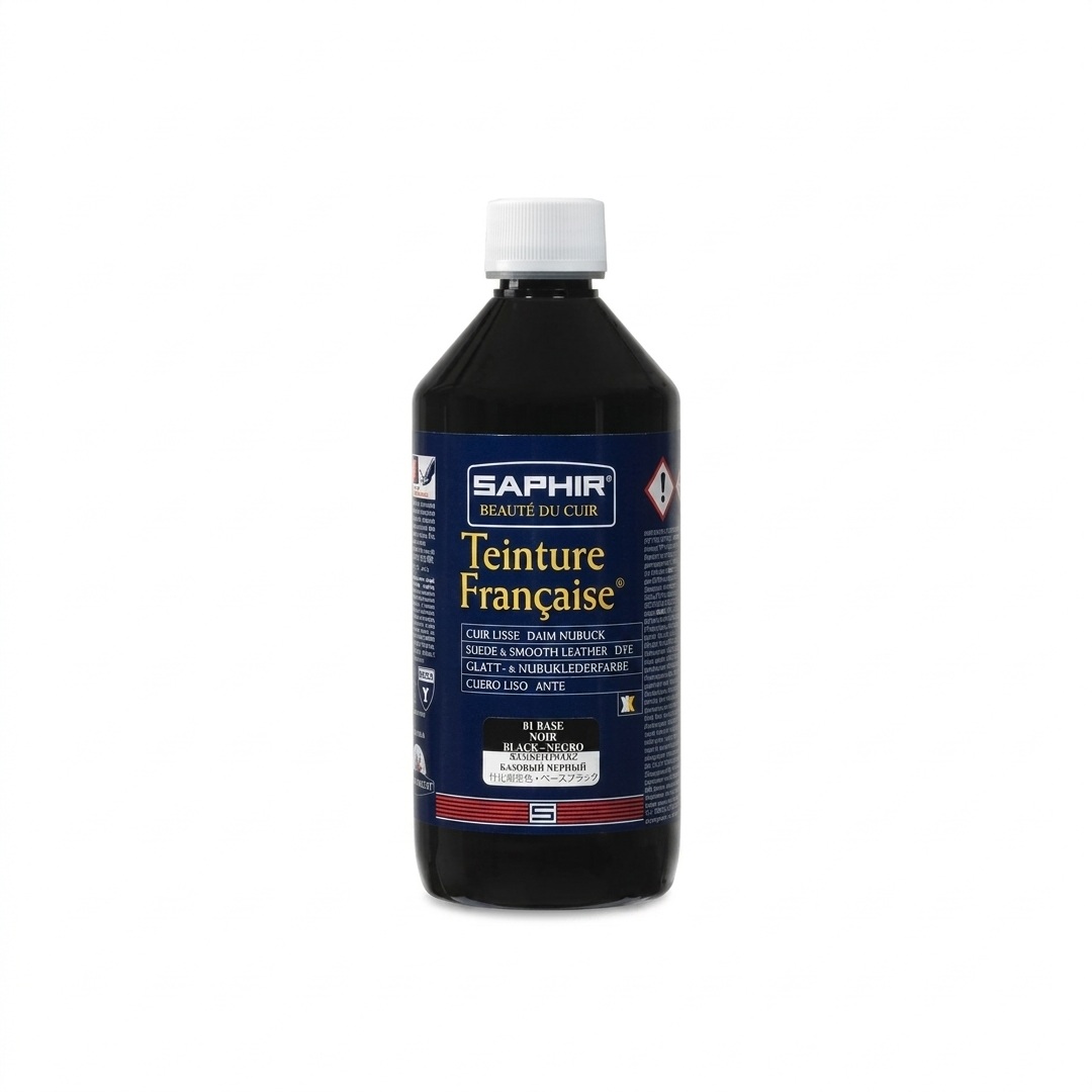 Saphir teinture francaise 500 ml (μαύρη βάση 01) - μόνιμη βαφή υποδημάτων