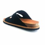 Genuins 105302 (μαύρο suede δέρμα) γυναικεία πέδιλα