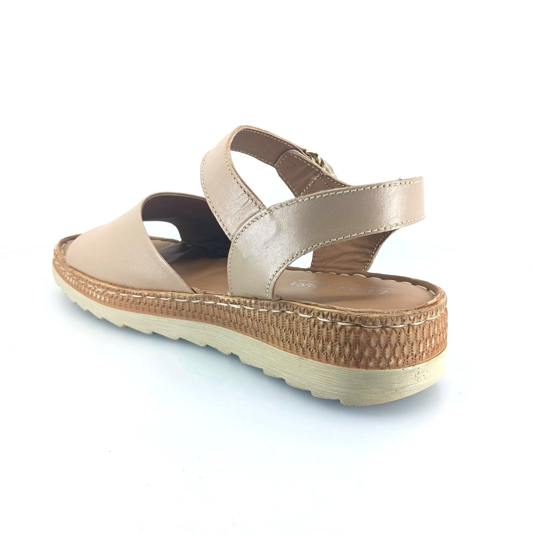 Laura Azana 16550 (μπεζ δέρμα) γυναικεία σανδάλια