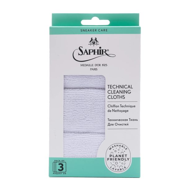 Saphir Médaille d’Or, The Sneaker Technical Cloth (x3)