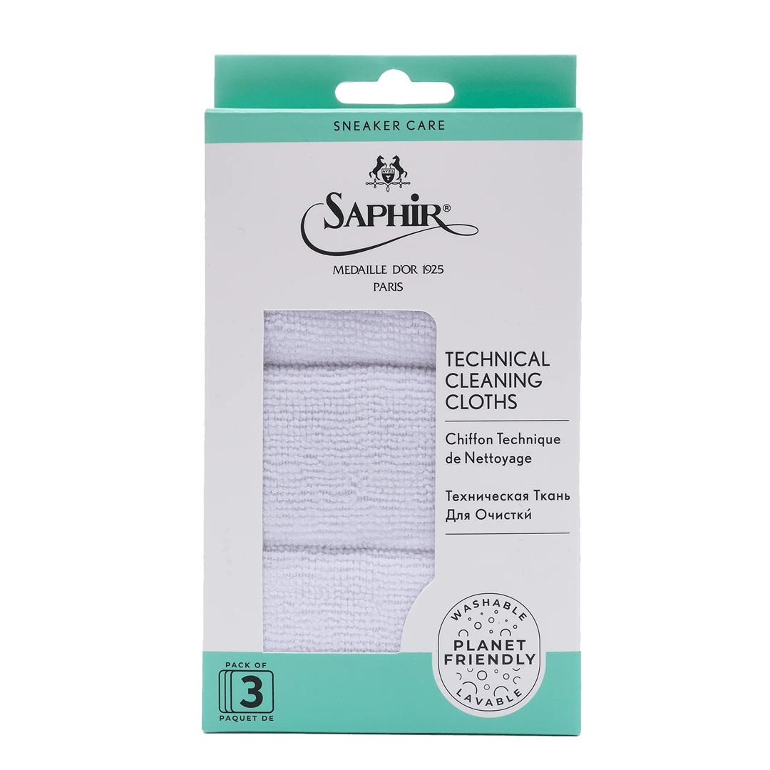 Saphir-SC-Technical-Cleaning-Cloths-1 Saphir Médaille d’Or, The Sneaker Technical Cloth (x3)